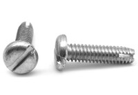 10-32X3/8 SLOTTED PAN THREAD CUTTING SCREW TYPE F FULLY THREADED ZINC